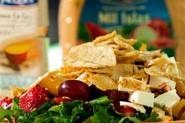 nutrición y vida saludable. frutas y vitaminas
