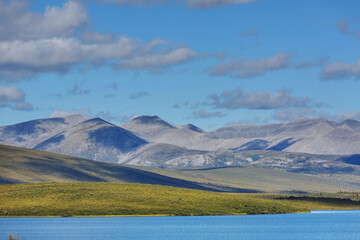 Lake in tundra