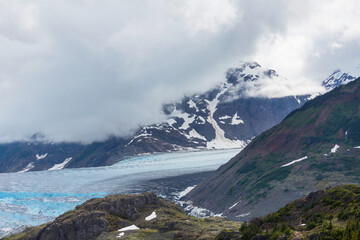 Fototapeta na wymiar Salmon glacier