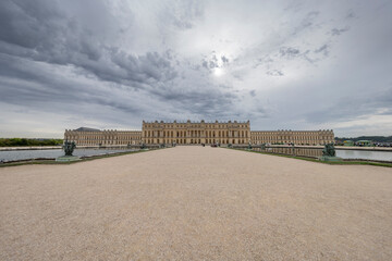 Famous palace Versailles near Paris, France.