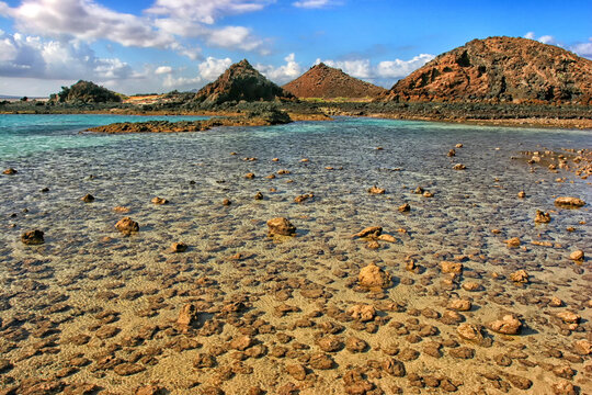 Isla De Los Lobos In Fuerteventura, Canary Islands, Spain