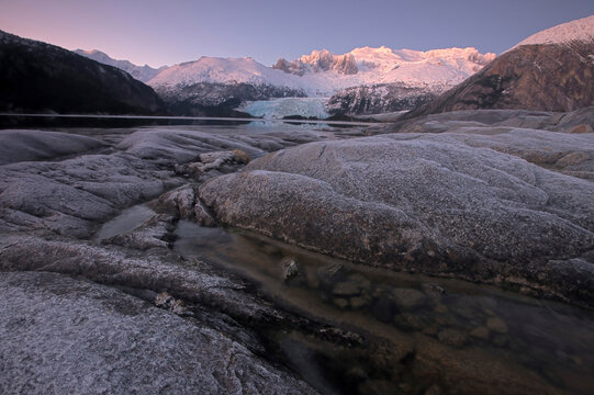 Winter, Seno Pia, East Arm, Tierra del Fuego, Chile