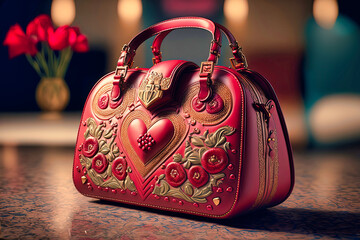 Valentine's Day, theme_handbag, generative AI