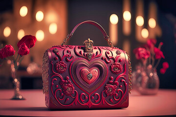 Valentine's Day, theme_handbag, generative AI
