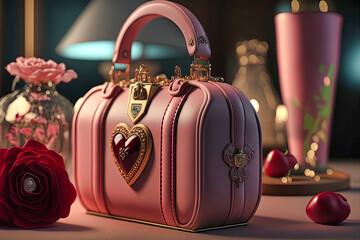 Valentine's Day, theme_handbag, generative AI