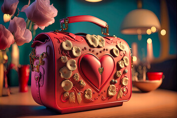 Valentine's Day, theme_handbag, generative AI