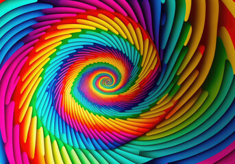 Fototapeta na wymiar abstract colorful background as tornado created with Generative AI technology