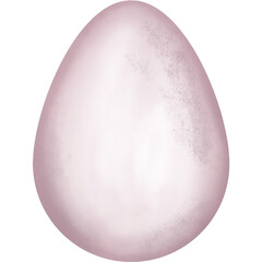 Watercolor easter egg clipart.Pink egg illustration,Happy easter.