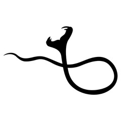 snake vector, icon, symbol, logo, clipart, isolated. vector illustration. vector illustration isolated on white background.
