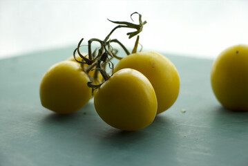 yellow and green tomatoes