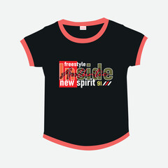Fototapeta premium Premium Vector illustration of a text graphic. suitable screen printing and DTF for the design boy and girls outfit of t-shirts print, motivational quotes typography slogan. vector for print tee shirt