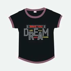 Premium Vector illustration of a text graphic. suitable screen printing and DTF for the design boy and girls outfit of t-shirts print, motivational quotes typography slogan. vector for print tee shirt