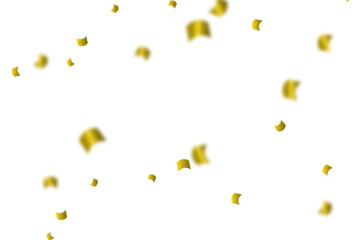 confetti on transparent background 