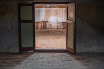 The ancient Basement prison at the north of Thailand. At the present is became to the Museum of Khum chao luang.
