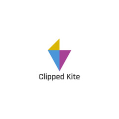Kite logo with partially truncated shape.