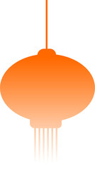 lantern lampion Chinese New Year gradient