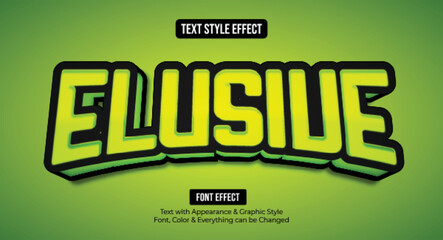 Gaming esport style text effect, Editable text effect