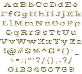 Decorative Alphabet Set