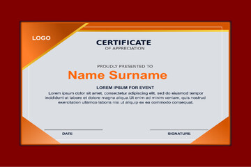 Certificate templates for events, official and unofficial events