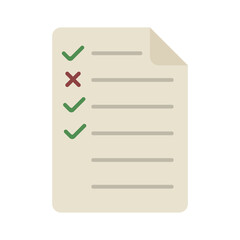 Fototapeta premium to do list icon vector illustration Flat design style Clipart