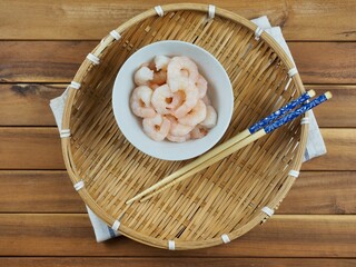 작은새우, 요리재료, 해산물