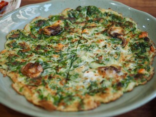 한국의 전통음식 채소 부침개