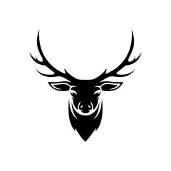 deer head vector and logo