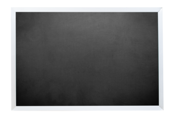blank blackboard isolated on white