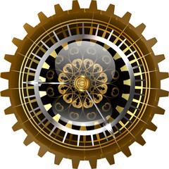 Steampunk Unusual Clock