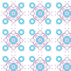 abstract cute geometric shape semless pattern 
