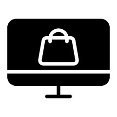 Obraz premium online shop icon