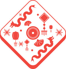 lunar new year element 