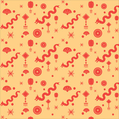 seamless pattern lunar new year 