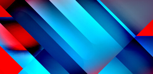 Dynamic triangle design with fluid gradient colors abstract background