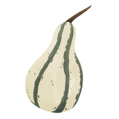 Pumpkin harvest illustration collection set