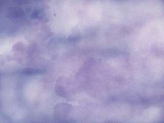 Purple Watercolor Painting Background on Paper texture