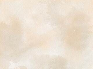 Beige Watercolor Painting Background on Paper texture