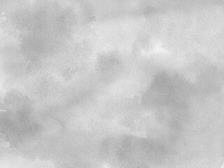 Grey Watercolor Painting Background on Paper texture
