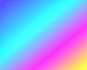 Fototapeta premium Abstract gradient bright multi color background. Combination between purple, Cyan, pink and yellow color . Empty or blank space for text