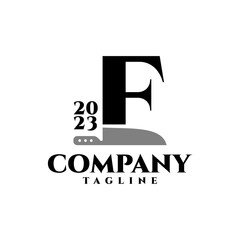 letter E with a knife, good for any business related to culinary, cutlery, weapon or knife.