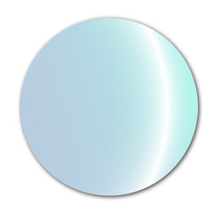 blue glass sphere  isolated on white background transparent background png file