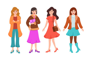 Beautiful lady in cartoon character,posing with colorful costume with happy feeling,