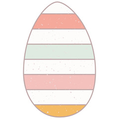 Vintage grunge Easter Egg