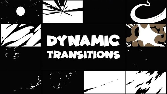 Dynamic Transitions is a action pack that includes a collection of amazing transitions. 4k resolution and alpha channel included.
