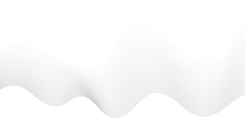 Abstract white paper wave background and abstract gradiant and white wave curve lines banner background design. Vector illustration. Modern template abstract design flowing particles wave backdground.