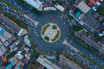 The Democracy Monument is a historical of constitution monument at thailand