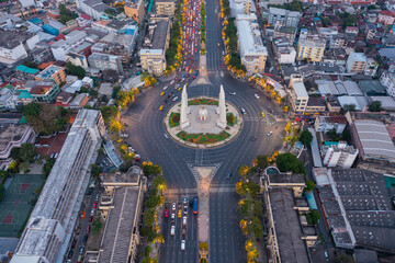 The Democracy Monument is a historical of constitution monument at thailand
