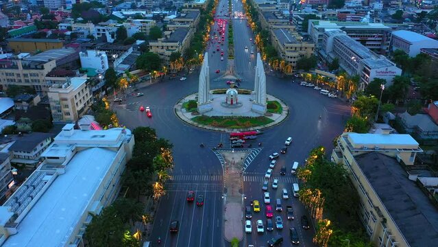 The Democracy Monument is a historical of constitution monument at thailand
