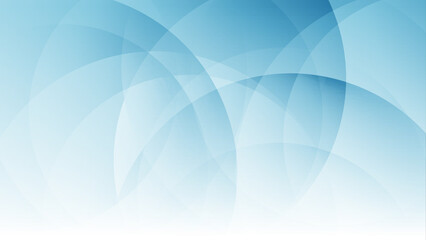 Abstract creative geometric shape circular curve stripe on light blue background. Vector illustration. - 562634976