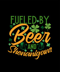 St. Patrick's Day T-shirt Design Fueled By Beer and Shenanigans
